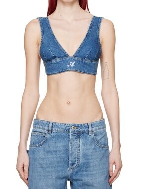 Axel Arigato bralette tank in Denim